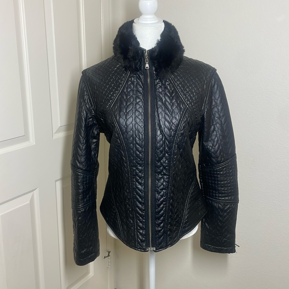 Victoria’s Secret Leather Moto Jacket